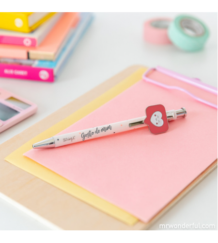 CANETA GOSTO DE MIM MR. WONDERFUL